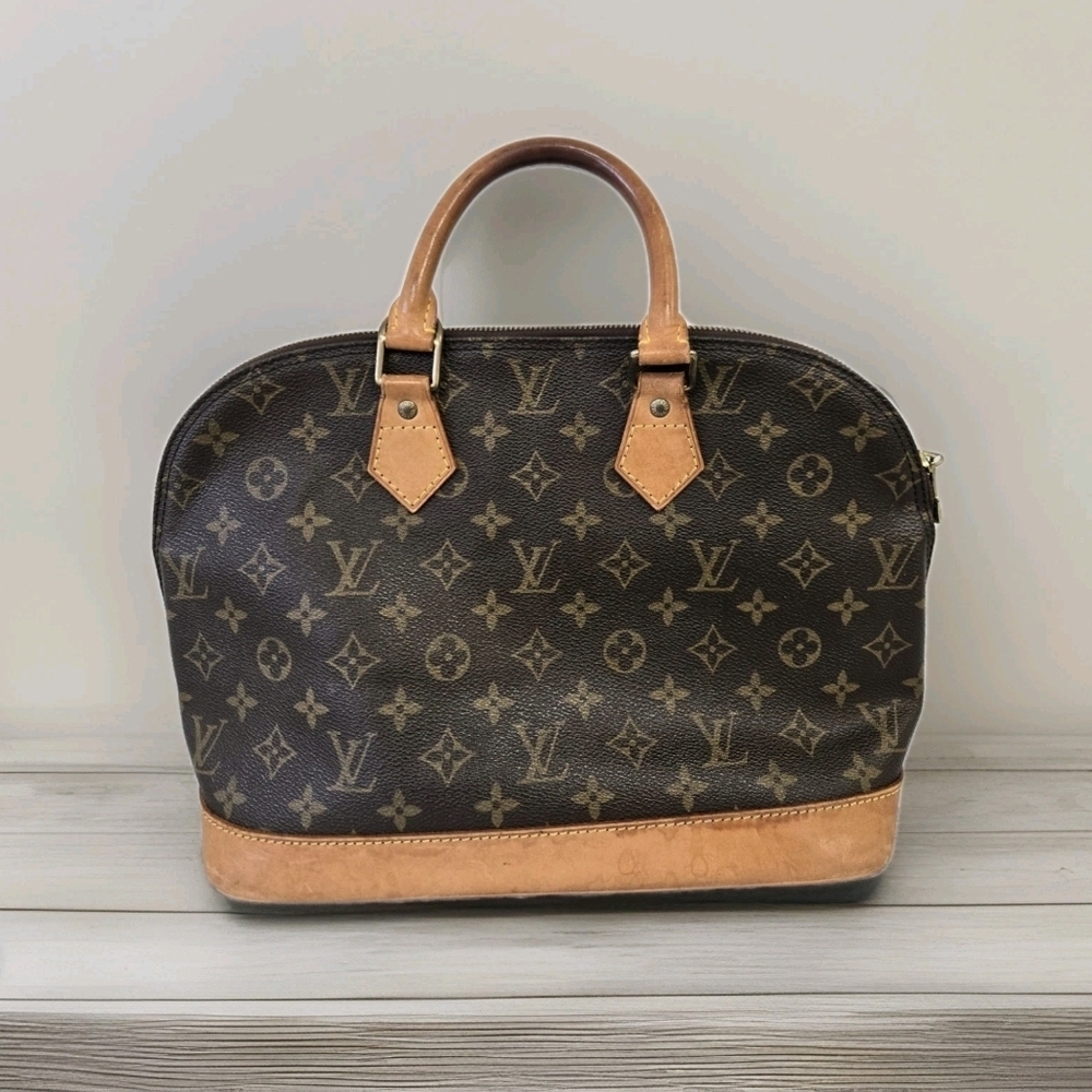 Louis Vuitton Monogram Brown Tan Women's Bag